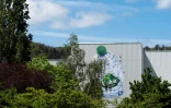 Usine du groupe Danone à Volvic le 5 mai 2021