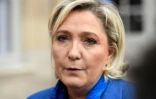 Marine Le Pen à l'Hôtel Matignon à Paris le 29 novembre 2017