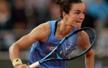La Française Lois Boisson en quarts de finale de Roland-Garros contre la Russe Mirra Andreeva le 4 juin 2025 à Paris