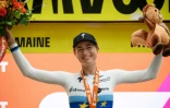 La Suissesse Marlen Reusser, victorieuse de la dernière étape du Tour de France, le 30 juillet 2023 à Pau