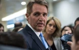 Le sénateur de l'Arizona Jeff Flake, le 7 avril 2017 à Washington DC
