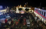 Célébrations de Noël, le 24 décembre 2016 près de l'Eglise de la Nativité à Bethléem
