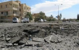Soldats syriens le 29 mars 2016  dans la ville devastée de Palmyre