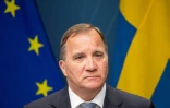 Le Premier ministre suédois, Stefan Löfven, le 29 mai 2020 à Stockholm