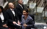 La ministre des Sports, Amélie Oudéa-Castéra, à l'Assemblée nationale à Paris, le 31 octobre 2023