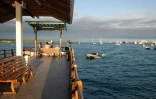 La jetée de Puerto Ayora, aux îles Galapagos (Equateur), le 13 février 2019