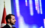 Le ministre des finances turc et gendre du président Erdogan Berat Albayrak, le 10 août 2018 à Istanbul