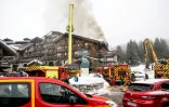 Des établissements touristiques touchés par un incendie, à Courchevel, le 28 janvier 2026