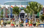 Le site de la réunion du 5e sommet de la Commission de l'océan Indien (COI), à Antananarivo, le 24 avril 2025