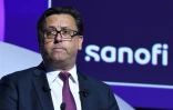Paul Hudson, directeur général de Sanofi, lors de l'Assemblée générale du groupe, le 3 mai 2022 à Paris