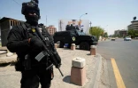 Des membres des forces spéciales irakiennes sont déployées dans Bagdad le 27 août 2021 à la veille d'une conférence régionale