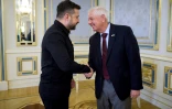 rencontre entre le président ukrainien Volodymyr Zelensky et le sénateur américain Lindsey Graham à Kiev, publiée le 10 juillet 2026 par la présidence ukrainienne