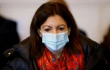 La candidate socialiste à la présidentielle Anne Hidalgo à Paris le 10 janvier 2022