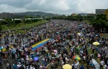 Manifestation contre le président Nicolas Maduro le 15 mai 2017 à Caracas