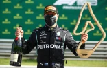 Le pilote finlandais de Mercedes Valtteri Bottas premier vainqueur de la saison F1 2020, distingué au GP d'Autriche, le 5 juillet à Spielberg
