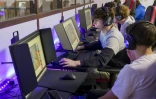 Des élèves de la section esport du lycée Pierre de Coubertin, le 17 octobre 2023 à Nancy, en Meurthe-et-Moselle