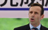 Le président français de la Fédération internationale d'aviron (Fisa), Jean-Christophe Rolland, à Tokyo, le 16 juin 2019