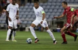 Le capitaine des Bleus Kylian Mbappé contre Gibraltar, le 16 juin 2023 à Faro 