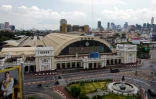 La gare de Hua Lamphong, le 20 août 2021 à Bangkok, en Thaïlande