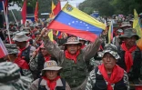 Des membres de la Milice nationale bolivarienne pendant une cérémonie à Caracas, le 10 décembre 2025