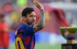 L'attaquant argentin de Barcelone, Lionel Messi, lors du Trophée Joan Gamper face à Arsenal, au Camp Nou, le 4 août 2019