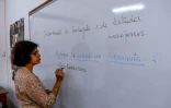 Lorraine Alberto, professeur de portugais à l'université de Goa, le 12 mars 2021 à Panaji, capitale de l'Etat indien de Goa 