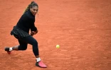 Serena Williams face à sa compatriote Kristie Ahn pour son entrée dans le Grand Chelem parisien, le 28 septembre 2020 à Roland-Garros 