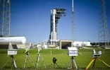 La fusée de ULA Atlas V avec le vaisseau Starliner à son sommet, le 31 mai à Cap Canaveral en Floride, avant son décollage pour la première mission habitée de Starliner
