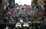 La manifestation du 5 novembre 2021 à Glasgow, pour exiger des actions aux dirigeants réunis à la COP26, galop d'essai pour la manifestation de samedi
