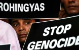 Des Rohingyas, minorité musulmane de Birmanie, manifestent à New Delhi, le 5 septembre 2017