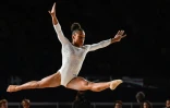 La gymnaste française Mélanie Jesus De Dos Santos, le 4 octobre 2017 à Montréal