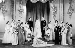 Le mariage d'Elizabeth et du prince Philipp, le 20 novembre 1947 à Buckingham Palace, à Londres