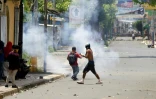Heurts entre manifestants et forces de police à Monimbo, près de Masaya, à 40 km de Managua, le 2 juin 2018 au Nicaragua