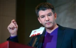 Le patron-fondateur d'Uber, Travis Kalanick, le 11 janvier 2016 à Pékin