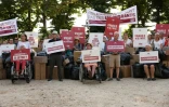 Manifestation organisée par l'association "pro-vie" Alliance Vita contre le projet de loi sur l'aide à mourir, le 22 juin 2026 à Paris