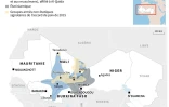 Zones d'influence des groupes armés au Sahel