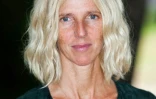 La présidente du jury Sandrine Kiberlain à Angoulême, le 26 août 2018