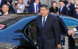 Le vice-premier ministre chinois, He Lifeng, à Madrid le 14 septembre 2025