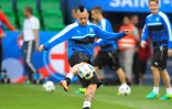 Marek Hamsik à l'entraînement le 19 jin 2016 au stade Geoffroy Guichard à Saint-Etienne
