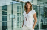 Amélie Mauresmo avant sa conférence de presse le 23 juin 2018 à Paris