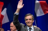 François Fillon, candidat à la primaire de la droite, lors d'un meeting de campagne, le 9 novembre 2016 à Lille