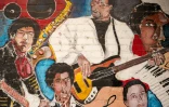 Une peinture murale au musée de Nashville, Jefferson Street Sound, raconte la vitalité de la scène musicale de Jefferson Street, quartier afro-américain effacé de la ville, le 15 mars 2024
