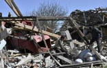 Une maison détruite dans le village de Korolivka, près de Kiev, le 14 avril 2022