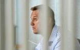 L'opposant russe en grève de la faim Alexeï Navalny photographié le 24 juin 2019 dans un tribunal de Moscou