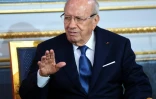 Le président tunisien Beji Caid Essebsi, le 12 janvier 2016 à Tunis