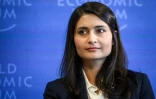 Saadia Zahidi, directrice générale au Forum Économique Mondial, le 15 janvier 2019 à Genève