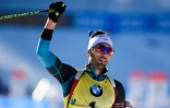 Le Français Martin Fourcade vainqueur de la poursuite à Pokljuka en Slovénie, le 10 décembre 2016 