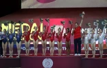 Les Américaines médaille d'or par équipes devant la Russie et la Chine aux Mondiaux de gymnastique de Doha le 30 octobre 2018