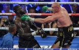 Combat entre les boxeurs britannique Tyson Fury et américain Deontay Wilder, le 22 février 2020 à Las Vegas