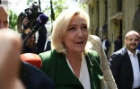Marine Le pen, le 25 avril 2022 à Paris au lendemain du 2nd tour de la présidentielle remporté par le président sortant Emmanuel Macron